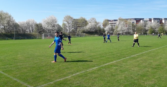 V 18.kole 1.A. třídy skupiny B, jsme v sobotu 21.4.2018, hostili vedoucí mužstvo - AFK Slavoj Podolí.
